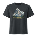 Eiger Grindelwald Damen Heavyweight-T-Shirt – Schwarz gewaschen