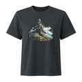 Piz Linard Silvretta Damen Heavyweight-T-Shirt – Schwarz gewaschen