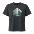 Doldenhorn Kandersteg Damen Heavyweight-T-Shirt – Schwarz gewaschen