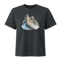 Tschingelhörner Martinsloch Damen Heavyweight-T-Shirt – Schwarz gewaschen