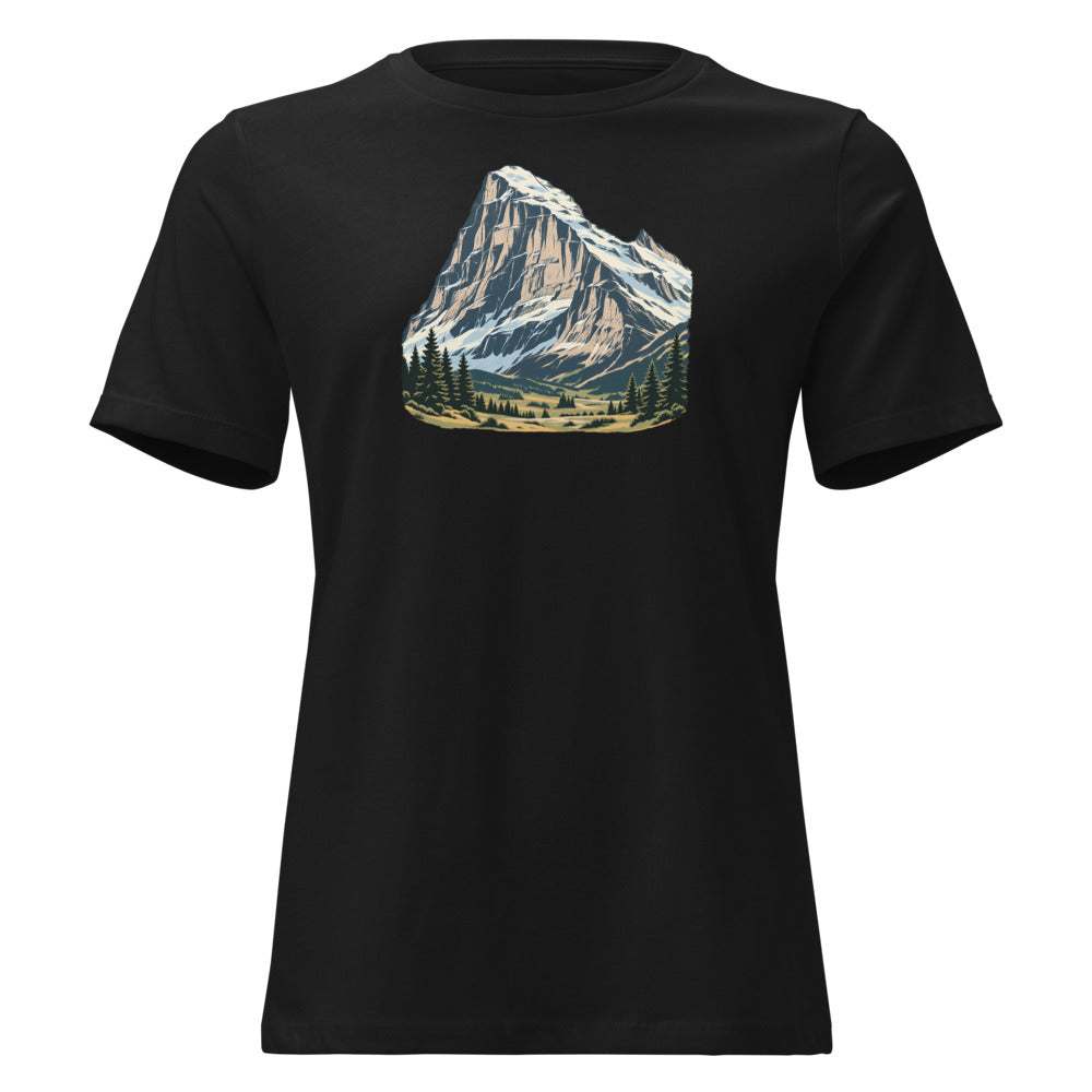 Eiger Grindelwald Damen-T-Shirt – Schwarz