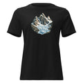 Fiescherhörner Eisbruch Damen-T-Shirt – Schwarz