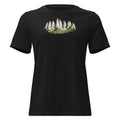 Kreuzberge Alpstein Damen-T-Shirt – Schwarz
