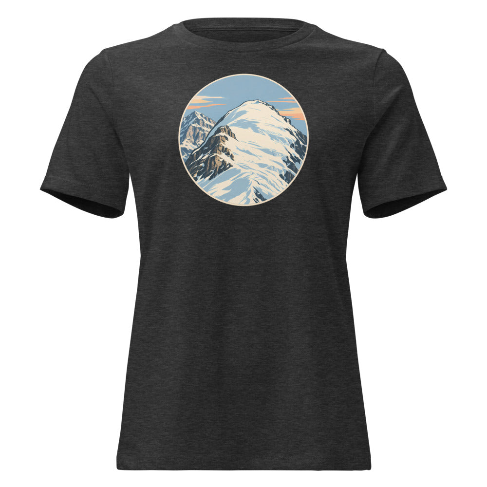Mönch Nollen Damen-T-Shirt – Dunkelgrau meliert