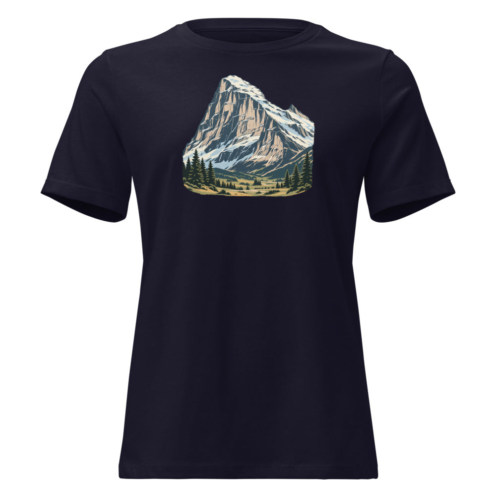 Eiger Grindelwald Damen-T-Shirt – Marineblau
