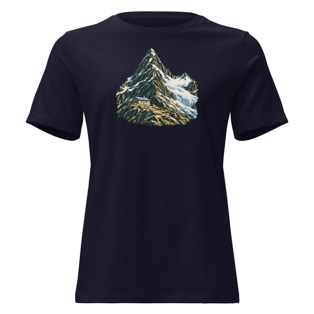 Piz Linard Silvretta Damen-T-Shirt – Marineblau