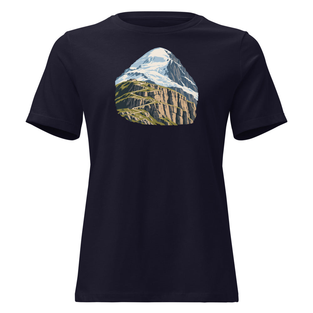 Balmhorn Gemmi Damen-T-Shirt – Marineblau