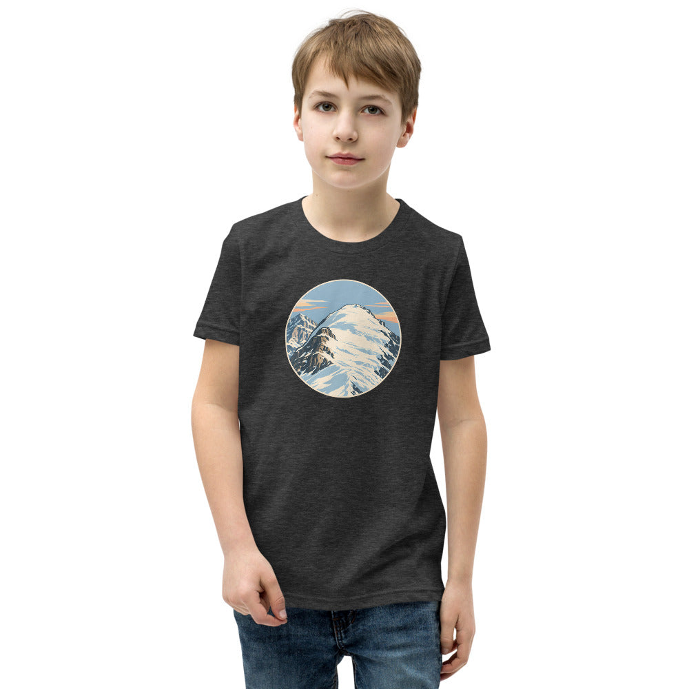 Mönch Nollen Kinder-T-Shirt – Dunkelgrau meliert
